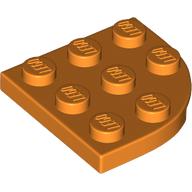 LEGO® los onderdeel Plaat Rond in kleur Oranje 30357