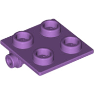Plaatje in Gallery viewer laden, LEGO® los onderdeel Scharnier in kleur Medium Lavendel 6134
