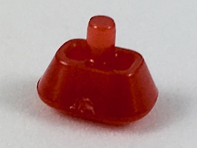 LEGO® los onderdeel Rots in kleur Doorzichtig Rood 36451a