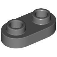 Plaatje in Gallery viewer laden, LEGO® onderdeel Plaat Rond Donker Blauwachtig Grijs 35480