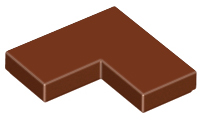 LEGO® los onderdeel Tegel Algemeen Roodachtig Bruin 14719