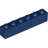 Plaatje in Gallery viewer laden, LEGO® los onderdeel Steen in kleur Donkerblauw 3009