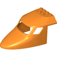 LEGO® los onderdeel Vliegtuig in kleur Oranje 87613