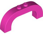 LEGO® los onderdeel Steen Boog in kleur Donker Roze 6183