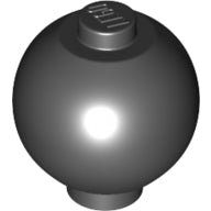 Plaatje in Gallery viewer laden, LEGO® los onderdeel Steen Rond in kleur Zwart 20953