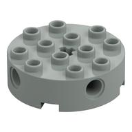 LEGO® los onderdeel Steen Rond in kleur Lichtgrijs 6222