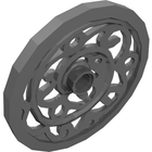 LEGO® los onderdeel Wiel in kleur Parel Donkergrijs 15744