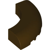 LEGO® los onderdeel Steen Rond in kleur Donker Bruin 24599