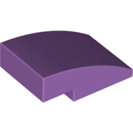 Plaatje in Gallery viewer laden, LEGO® los onderdeel Dakpan Gebogen Medium Lavendel 24309