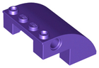 LEGO® los onderdeel Dakpan Gebogen Donkerpaars 61487