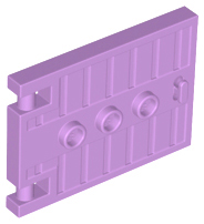 LEGO® los onderdeel Deur in kleur Medium Lavendel 93096