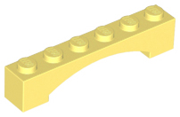 LEGO® los onderdeel Steen Boog Helder Lichtgeel 92950