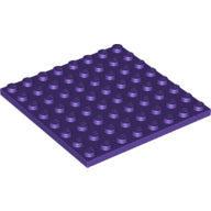 Plaatje in Gallery viewer laden, LEGO® los onderdeel Plaat Algemeen Donkerpaars 41539
