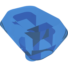 Plaatje in Gallery viewer laden, LEGO® los onderdeel Rots Doorzichtig Donkerblauw 36451a
