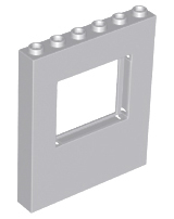 LEGO® los onderdeel Paneel Licht Blauwachtig Grijs 15627