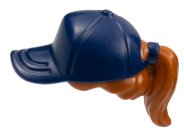 LEGO® los onderdeel Haar in kleur Donker Oranje 35660pb02
