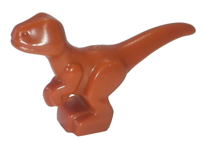 LEGO® los onderdeel Dinosaurier in kleur Donker Oranje 37829