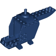 LEGO® los onderdeel Vliegtuig in kleur Donkerblauw 18929c01