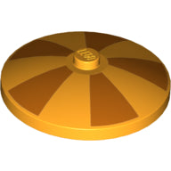 LEGO® Schaal met Motief Helder Licht Oranje 3960pb053