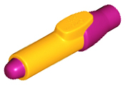 LEGO® Accessoire met Motief Helder Licht Oranje 35809pb02