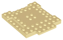 LEGO® los onderdeel Steen Aangepast in kleur Geelbruin 15624