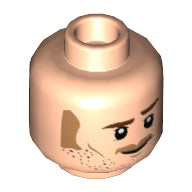 Plaatje in Gallery viewer laden, LEGO® los onderdeel Hoofd in kleur Lichte Noga 3626cpb2124