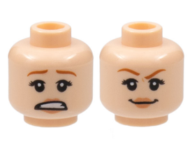 LEGO® los onderdeel Hoofd in kleur Lichte Noga 3626cpb2128