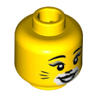 Plaatje in Gallery viewer laden, LEGO® los onderdeel Hoofd in kleur Geel 3626cpb2084