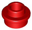 Plaatje in Gallery viewer laden, LEGO® los onderdeel Plaat Rond in kleur Rood 85861