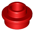 LEGO® los onderdeel Plaat Rond in kleur Rood 85861