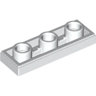 LEGO® los onderdeel Tegel Aangepast in kleur Wit 35459