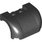 LEGO® los onderdeel Spatbord in kleur Zwart 38224