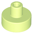 LEGO® los onderdeel Tegel Rond Geelachtig Groen 20482