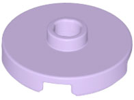 LEGO® los onderdeel Tegel Rond in kleur Lavendel 18674