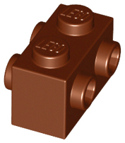 LEGO® los onderdeel Steen Aangepast Roodachtig Bruin 52107