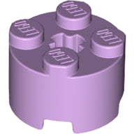 LEGO® los onderdeel Steen Rond in kleur Lavendel 3941