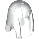 LEGO® los onderdeel Haar in kleur Wit 17346