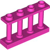 LEGO® los onderdeel Hek in kleur Donker Roze 15332