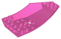 LEGO® los onderdeel Cockpit in kleur Donker Roze 47406