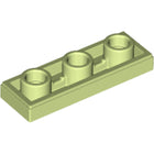 LEGO® los onderdeel Tegel Aangepast Geelachtig Groen 35459