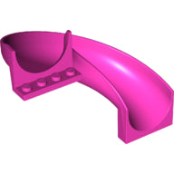 LEGO® los onderdeel Glijbaan in kleur Donker Roze 11267
