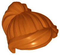 LEGO® los onderdeel Haar in kleur Donker Oranje 87990