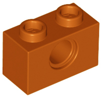 Plaatje in Gallery viewer laden, LEGO® los onderdeel Technische Steen Donker Oranje 3700