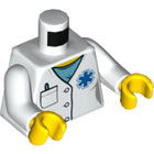 LEGO® los onderdeel Lijf met Motief Wit 973pb3140c01