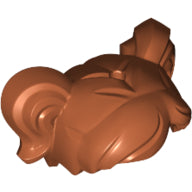 LEGO® los onderdeel Haar in kleur Donker Oranje 35701