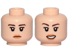 Plaatje in Gallery viewer laden, LEGO® los onderdeel Hoofd in kleur Lichte Noga 3626cpb2109