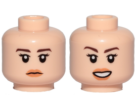 LEGO® los onderdeel Hoofd in kleur Lichte Noga 3626cpb2109