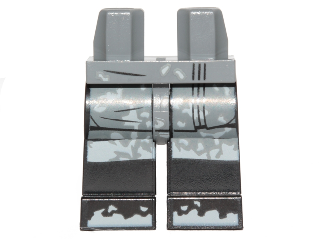 LEGO® Benen met Motief Donker Blauwachtig Grijs 970c11pb40