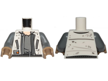 Plaatje in Gallery viewer laden, LEGO® los onderdeel Lijf met Motief Wit 973pb3103c01
