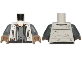 LEGO® los onderdeel Lijf met Motief Wit 973pb3103c01